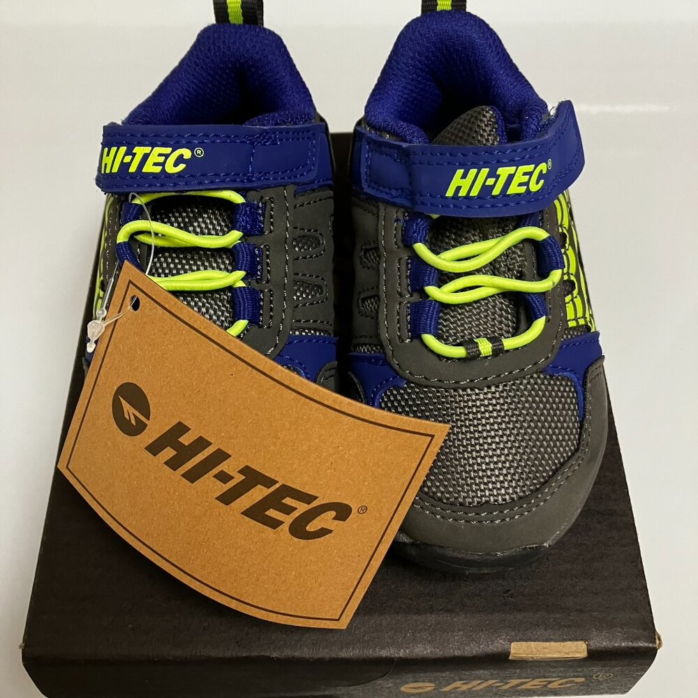 NEW Hi-Tec Toddler Boys Ravus Rush Hiking Sneakers Shoes Kids Size 5